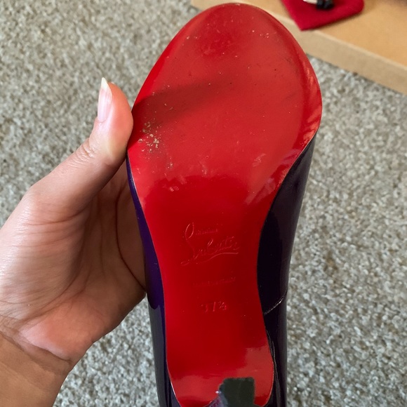 Louboutin Purple Pumps - Picture 5 of 7